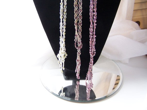 Lariat Necklace Tutorial, Two Styles (Digital PDF)